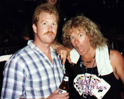 dave cash, brad gillis of night ranger at m.l. chasers clearwater florida