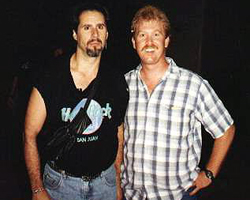 dave cash, kelly keagey of night ranger at m.l. chasers clearwater florida